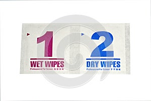 Wet and Dray wipes for cleaning mobile