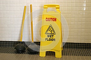 Wet floor