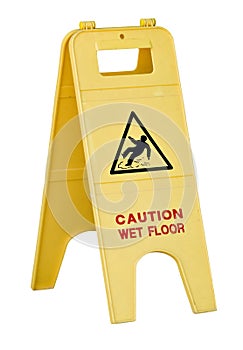 Wet floor sign