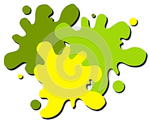 Wet Paint Splatter Web Logo 2