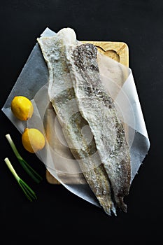 Wet salted cod fillets