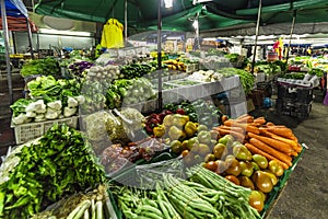 Wet and vegetable market