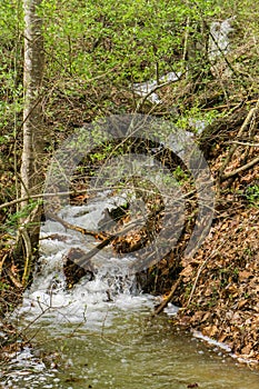 Waterfall in Goshen Pass photo