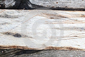 Wet wood texture. Old vintage aged grunge dark brown and gray wooden floor planks