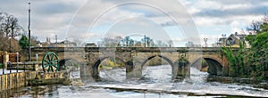 Wetherby Bridge, which spans the River Wharfe, is a Scheduled Ancient Monument and a Grade II listed structure, Wetherby, North Yo