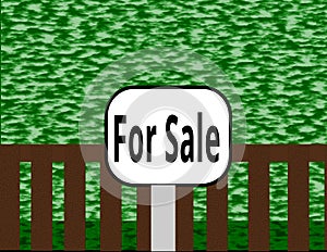 Wetland with a Fence for Sale