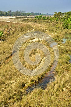 Wetlands Landscape, Royal Bardia National Park, Nepal