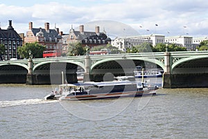 Wetminster Bridge in London, England, Europe photo