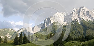 Wetterstein massif Mountains photo