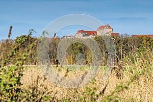 Wettin Castle on the Saale, Germany
