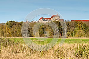 Wettin Castle on the Saale, Germany