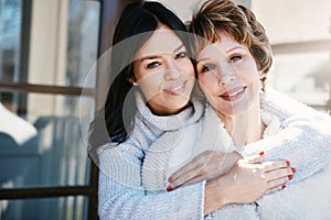 Weve had that special connection since day one. a happy young woman spending quality time with her mother.