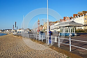Weymouth beach and promenade.