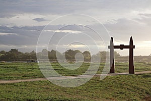 Whaharoa gateway at the Waitangi Regional Park