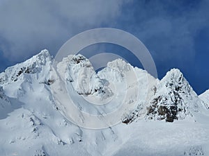 Whakapapa ski field Snow Mountains New Zealand