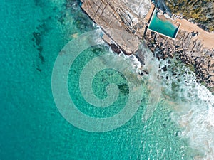 Whale Beach aerial, Sydney Australia