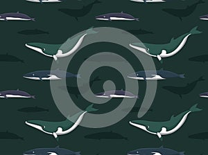 Whale Seamless Wallpaper 4