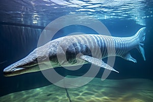 Whale shark underwater in the ocean,  Big whale shark underwater