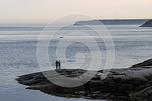 Whale watching in Tadoussac