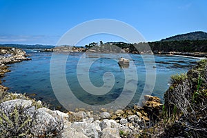 The Whaler\'s Cove in Point Lobos State Reserve - California, USA