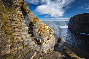 Whaligoe steps, Highlands of Scotland