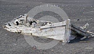 Whaling boat Antarctica photo