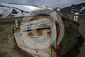 Whaling Boat, Deception Island, Antarctica