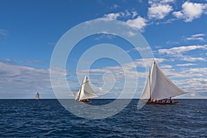 Whaling boat regatta race photo