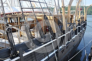 Whaling ship boat