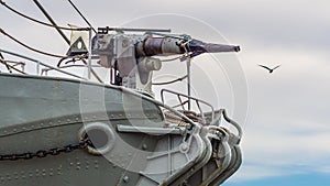 Whaling ship harpoon photo