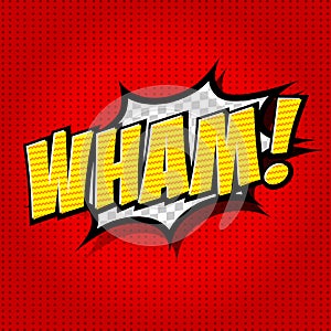 Wham! - Comic Speech Bubble, Cartoon