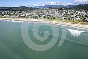 Whangamata beach Aerial