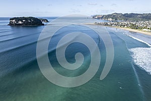 Whangamata Beach Aerial