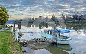 Whanganui River Boat Early Morning