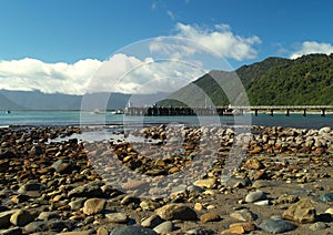 Wharf in Jackson bay