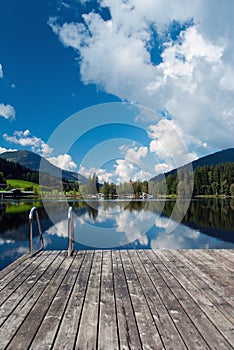 Wharf by the Schwarzsee