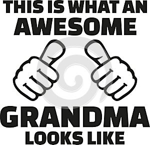 This is what an awesome grandma looks like