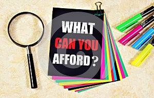 What can you afford? Lettering on colored planning stickers