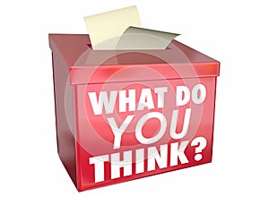 What Do You Think Opinion Share Thoughts Box