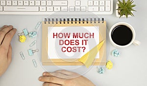 What does it cost, text written