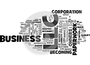 What Does It Mean To Become An Llc Word Cloud