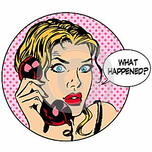 What happens woman phone question online support