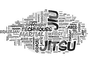 What Is Jiu Jitsu Word Cloud photo