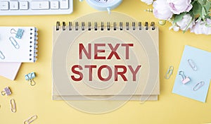 What Next Your Story Concept, text Next Story
