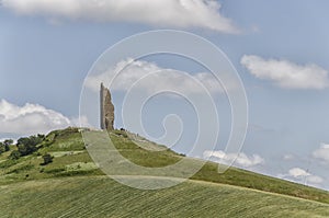 What remains of the tower of Montecorvino