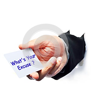 What's your excuse ?