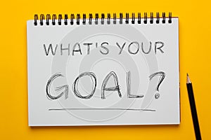 What`s your goal concept