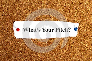 what\'s your pitch word on paper