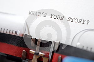 What`s your story question