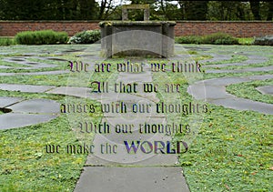 We are what we think. All that we are arises with our thoughts. With our thoughts, we make the world. - Buddha